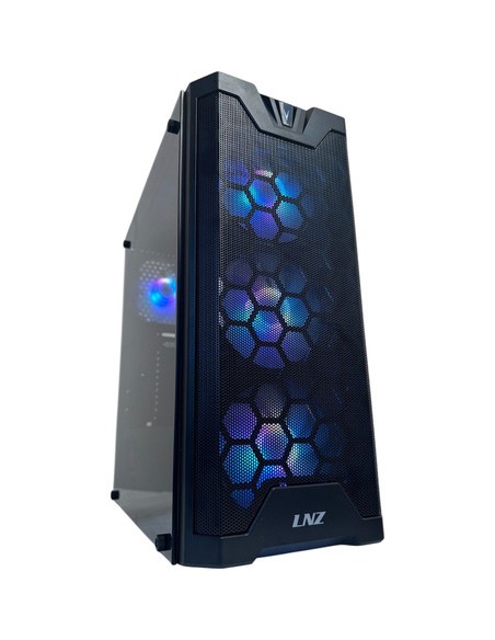 622392-MLA83232435753_032025,Gabinete Gamer Lnz Y11, Atx /matx /itx 4 Coolers A-rgb Mesh