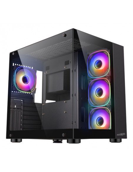 974339-MLA81748426850_012025,Gabinete Sentey A30 Gs-8100 Vidrio Templado 4 Fan Argb Negro Negro