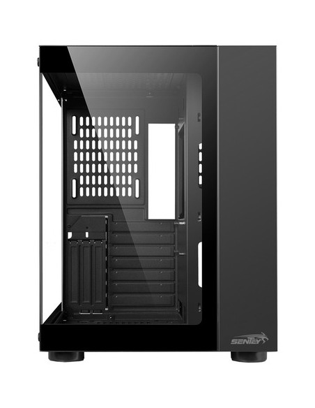 846188-MLA82026682281_012025,Gabinete Sentey A30 Gs-8100 Vidrio Templado 4 Fan Argb Negro Negro