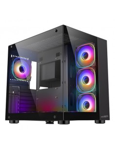 807847-MLA90544900682_082025,Gabinete Sentey A40 Gs-8200 Vidrio Templado Con 7 Fans Argb Negro