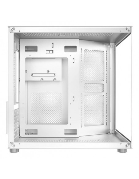 903454-MLA85299041463_052025,Gabinete Sentey A8 Blanco Vidrio Templado 5 Coolers Rgb Blanco
