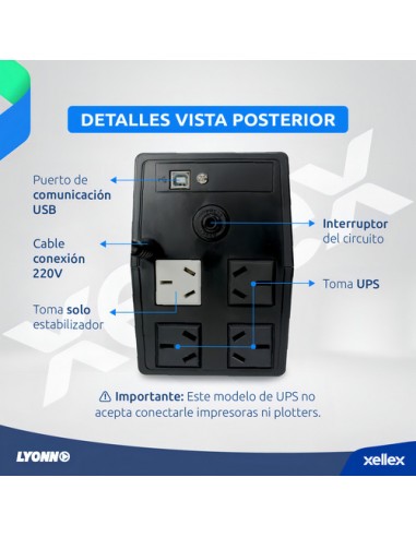 615683-MLA91915399217_092025,Ups Estabilizador 500va / 300w Lyonn Display Lcd 4 Salidas Color Negro 615683-MLA91915399217_092025,Ups Estabilizador 500va / 300w Lyonn Display Lcd 4 Salidas Color Negro