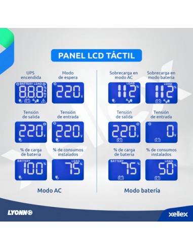 966458-MLA91915676169_092025,Ups Estabilizador 500va / 300w Lyonn Display Lcd 4 Salidas Color Negro 966458-MLA91915676169_092025,Ups Estabilizador 500va / 300w Lyonn Display Lcd 4 Salidas Color Negro