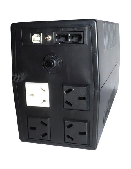 693088-MLU74861583415_032024,Ups Estabilizador Lyonn Desire 500va 4 Tomas Usb Led Alarma Sonora Argentina
