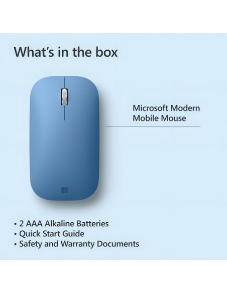 939185-MLA92155332468_092025,Mouse Microsoft 1679 Modern Mobile Bluetooth Óptico Color Sapphire