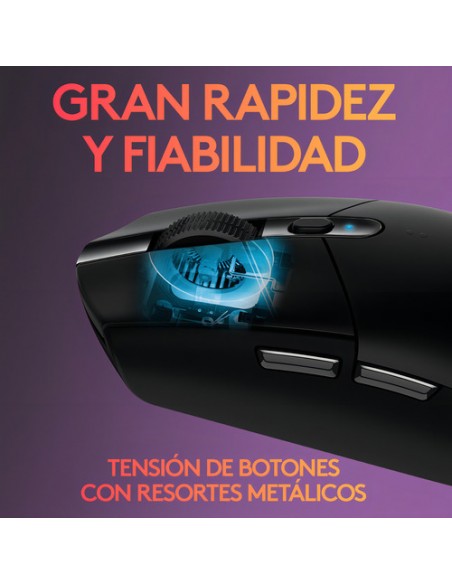 685841-MLA91531598638_092025,Mouse Gamer Inalámbrico Logitech G Serie Lightspeed G305 Black