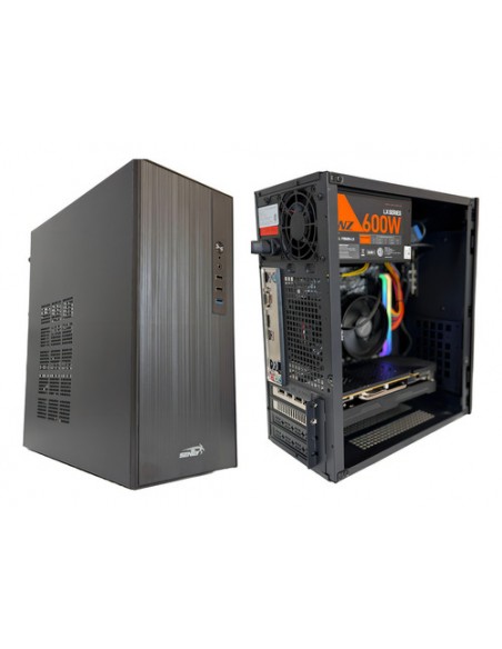 725000-MLA91946393387_092025,Gabinete Kit Sentey Tm40 Fuente 600w Mouse Teclado Garantia Negro