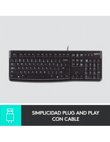 748701-MLA91880450757_092025,Teclado K120 Logitech Idioma Español España 748701-MLA91880450757_092025,Teclado K120 Logitech Idioma Español España