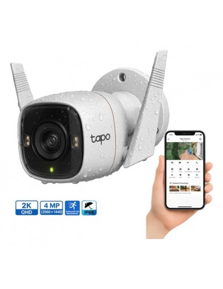734002-MLA97087216268_112025,Cámara De Seguridad Wi-fi Ip Tp-link Tapo C320ws Para Para Exteriores Con Lluvia 3mp Blanco