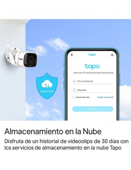 880654-MLA95082482251_102025,Cámara De Seguridad Wi-fi Ip Tp-link Tapo C320ws Para Para Exteriores Con Lluvia 3mp Blanco