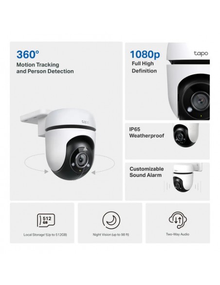 803392-MLA99465158782_112025,Camara Tapo Tplink Tapo C500 Wifi Ip Exterior 1080p Garantia Blanco
