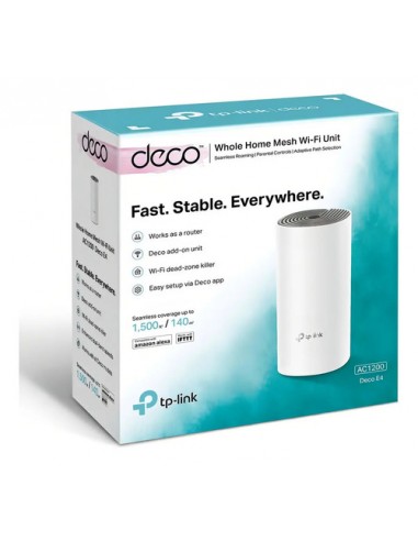 787651-MLA99508959892_112025,Sistema Wi-fi Mesh Access Point Tp-link Deco E4 1-pack Para Toda La Casa Ac1200 787651-MLA99508959892_112025,Sistema Wi-fi Mesh Access Point Tp-link Deco E4 1-pack Para Toda La Casa Ac1200