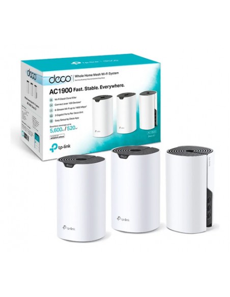 721371-MLU72636556871_112023,Sistema Wi-fi Tp Link Deco S7 Pack 3 Mesh Doble Banda Ac1900