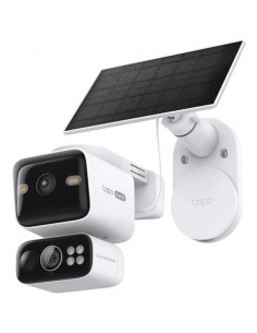 881053-MLA111351077774_052026,Cámara Wifi Tp-link Tapo C645d Kit Dual 2k Solar Y Batería Blanco