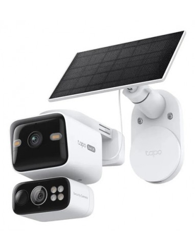 881053-MLA111351077774_052026,Cámara Wifi Tp-link Tapo C645d Kit Dual 2k Solar Y Batería Blanco