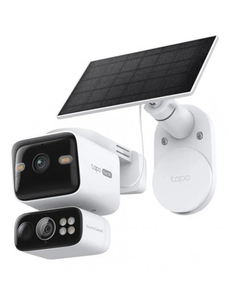 881053-MLA111351077774_052026,Cámara Wifi Tp-link Tapo C645d Kit Dual 2k Solar Y Batería Blanco