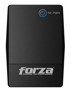 726815-MLA47532316286_092021,Ups + Estabilizador Forza Nt-752a 750va/375w 4 Tomas Negro