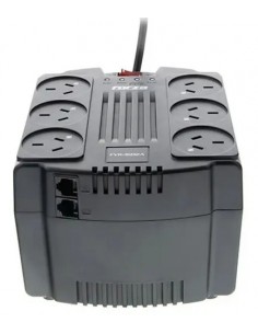 603284-MLA99496657190_112025,Estabilizador De Tension Forza Fvr-1602a 1600va Garantia Negro