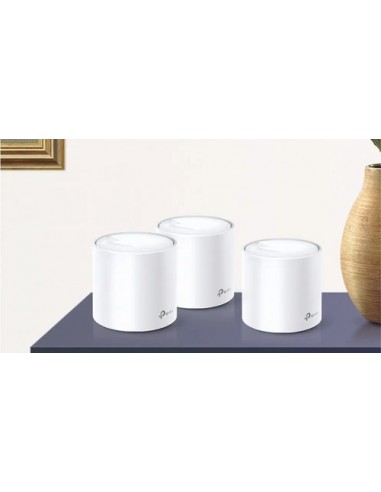 906961-MLU74975278566_032024,Sistema Wi-fi Mesh Tp-link Deco X20 Para Todo El Hogar, Pack De 3 Unidades Blanco