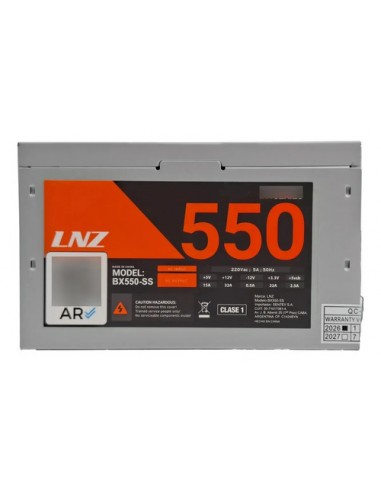 685245-MLA113350501164_072026,Fuente Alimentación Lnz Lxseries Bx550-ss 550w Pc Garantia Gris