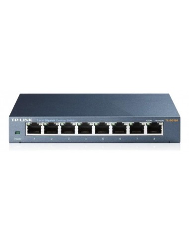 879778-MLA110316815265_042026,Switch Tp-link Tl-sg108 10/100/1000 8 Port Metalico Garantia