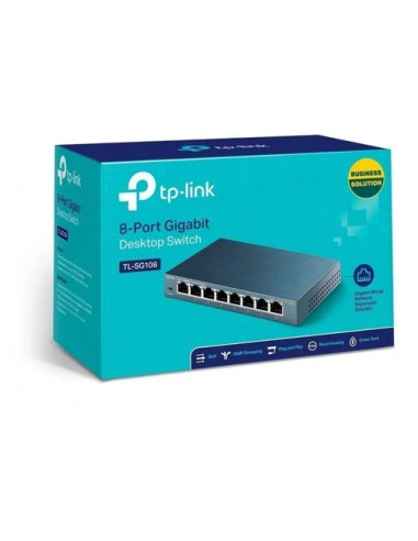 918620-MLA110316670979_042026,Switch Tp-link Tl-sg108 10/100/1000 8 Port Metalico Garantia 918620-MLA110316670979_042026,Switch Tp-link Tl-sg108 10/100/1000 8 Port Metalico Garantia