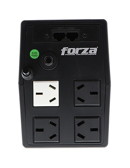 887162-MLA47532207671_092021,Ups + Estabilizador Forza Nt-752a 750va/375w 4 Tomas 