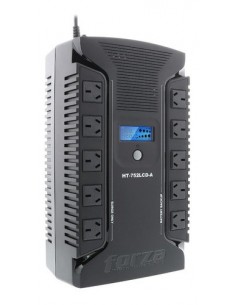 642015-MLA46182466970_052021,Ups Forza Ht Series Ht-752lcd-a 750va Entrada Y Salida De 220v Ca Negro