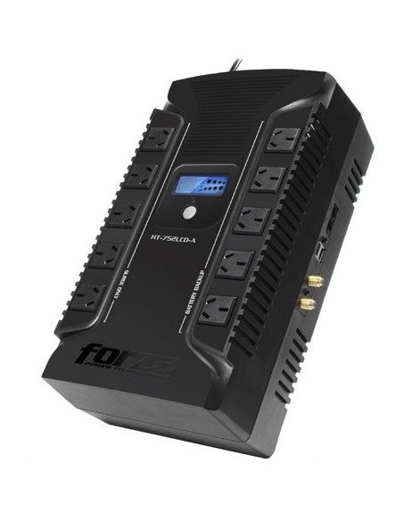 977087-MLA46182466922_052021,Ups Forza Ht Series Ht-752lcd-a 750va Entrada Y Salida De 220v Ca Negro